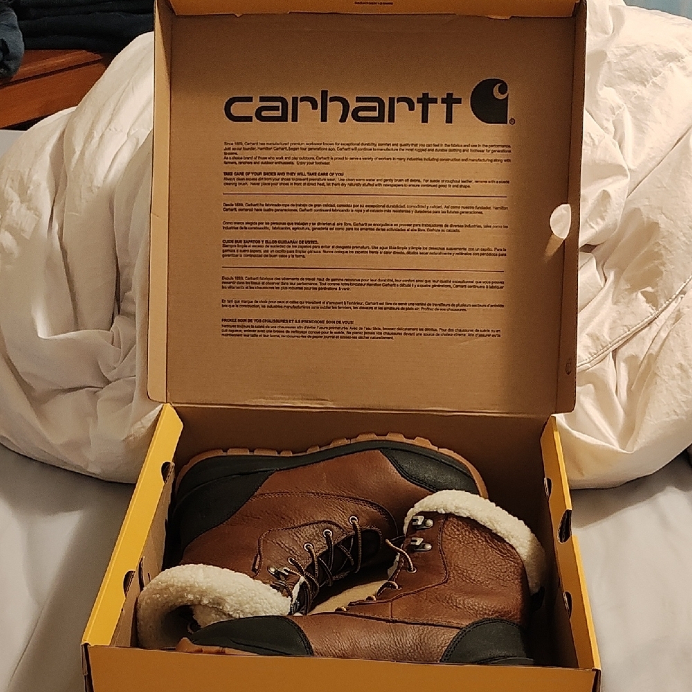 Carhartt Women's Brown Insulated Ankle Boots~ New! View 2